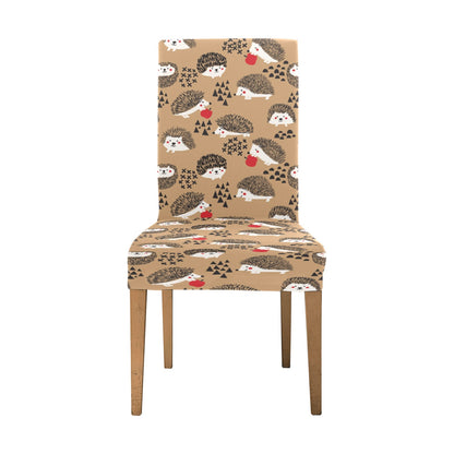 Hedgehog Print Design LKS403 Dining Chair Slipcover