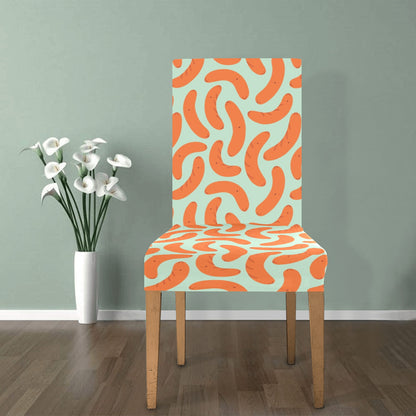 Sausage Print Design LKS304 Dining Chair Slipcover