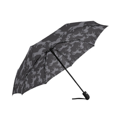 Horse Print Design LKS305 Anti-UV Automatic Umbrella