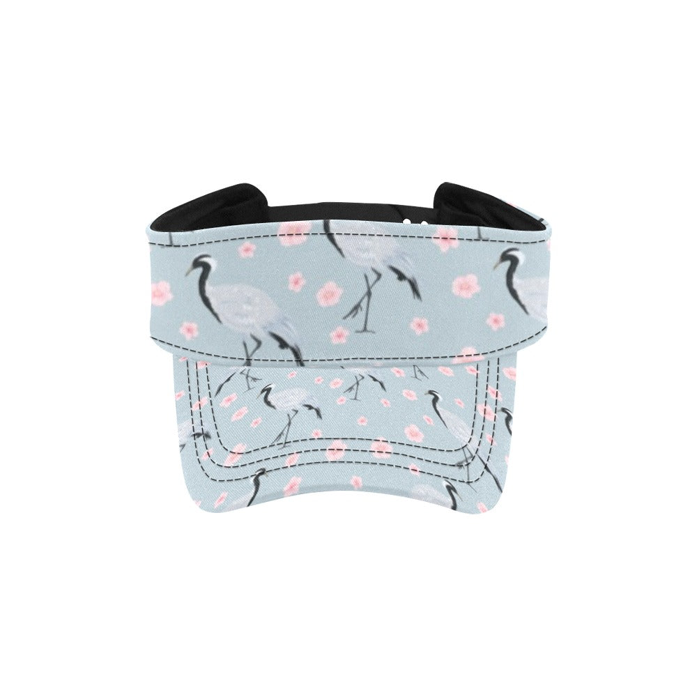 Sakura Bird Print Design LKS304 Unisex Sun Visor