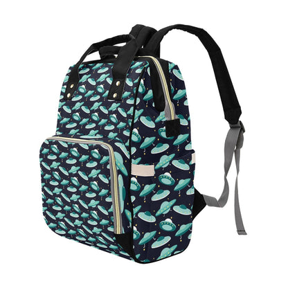 UFO Print Design LKS304 Diaper Bag Backpack