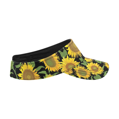 Sunflower Print Design LKS302 Unisex Sun Visor