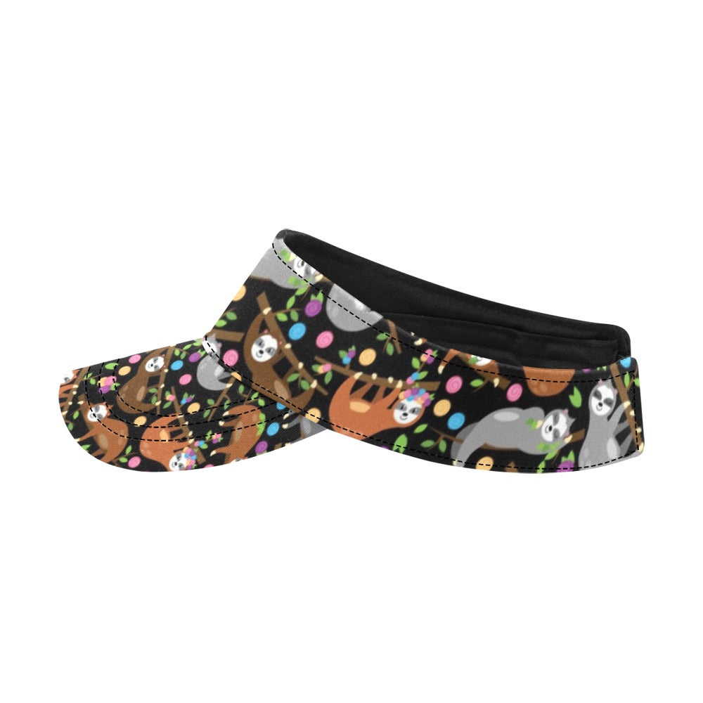 Sloth Print Design LKS306 Unisex Sun Visor