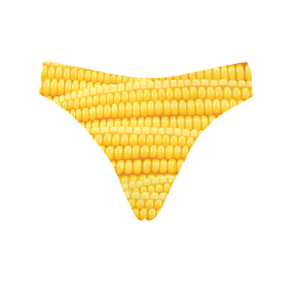 Agricultural Corn cob Pattern Women's Thongs