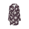 Sun Moon Face Women's Fleece Robe