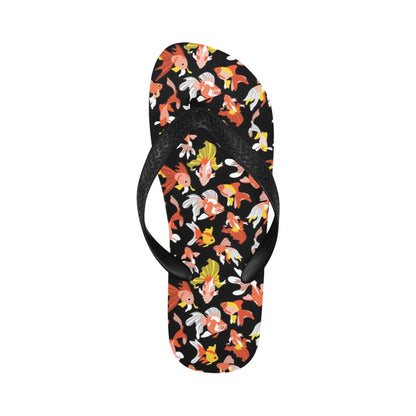Goldfish Print Design LKS401 Flip Flops