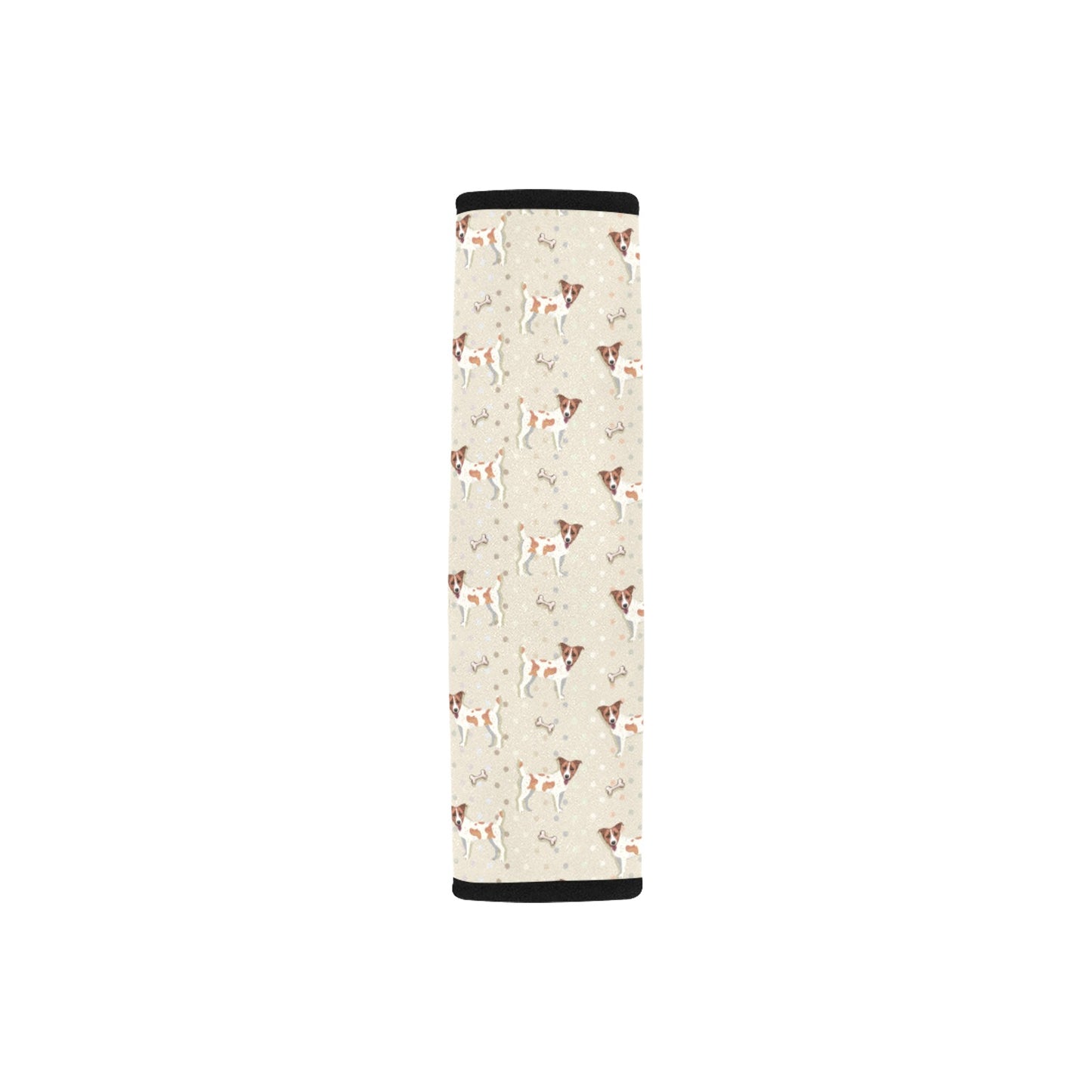 Russell Terriers With Bone Print Design LKS302 Car Seat Belt Cover