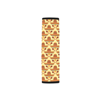 Maracas Print Design LKS403 Car Seat Belt Cover