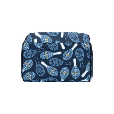 Maracas Print Design LKS401 Diaper Bag Backpack