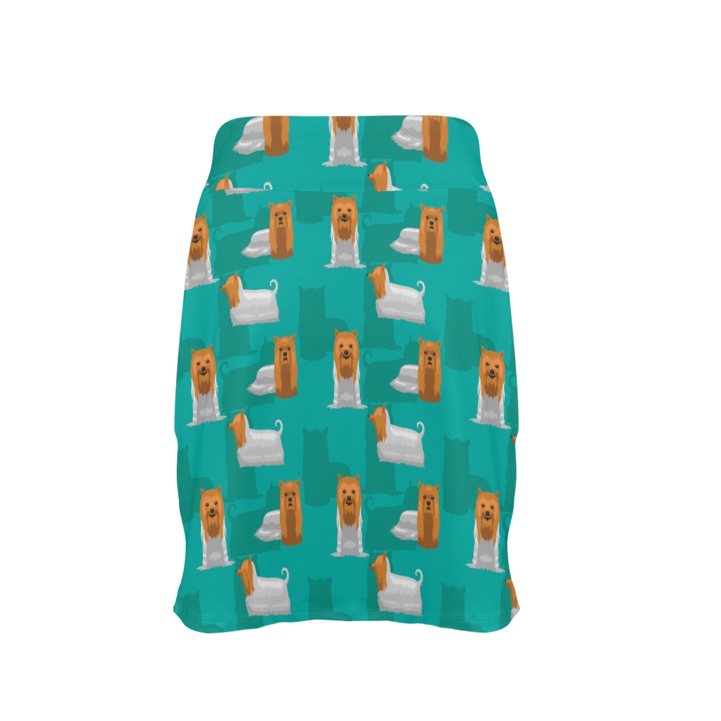 Silky Terriers Print Design LKS301 17" Golf & Pickleball Skort with Pockets