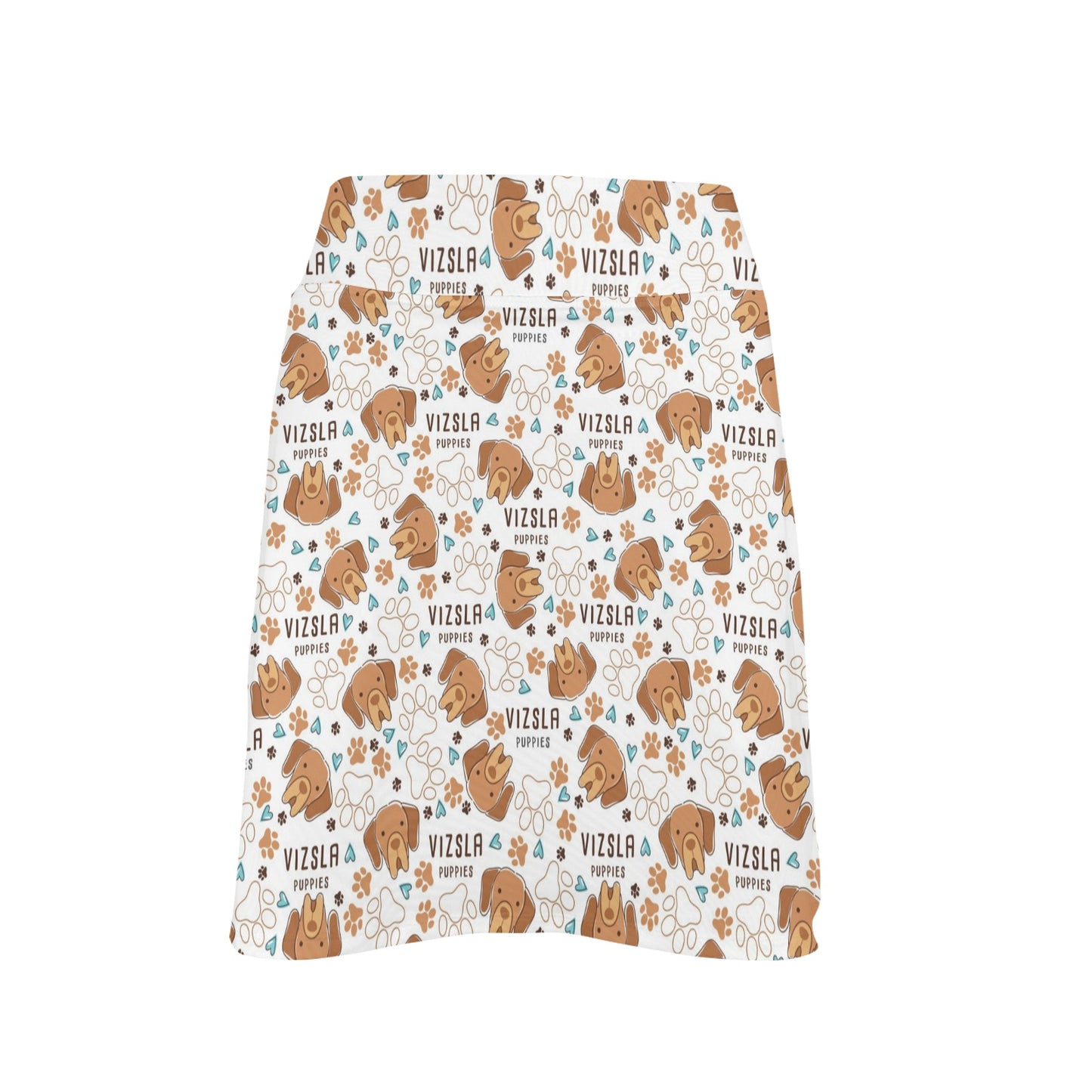 Vizslas Print Design LKS301 17" Golf & Pickleball Skort with Pockets