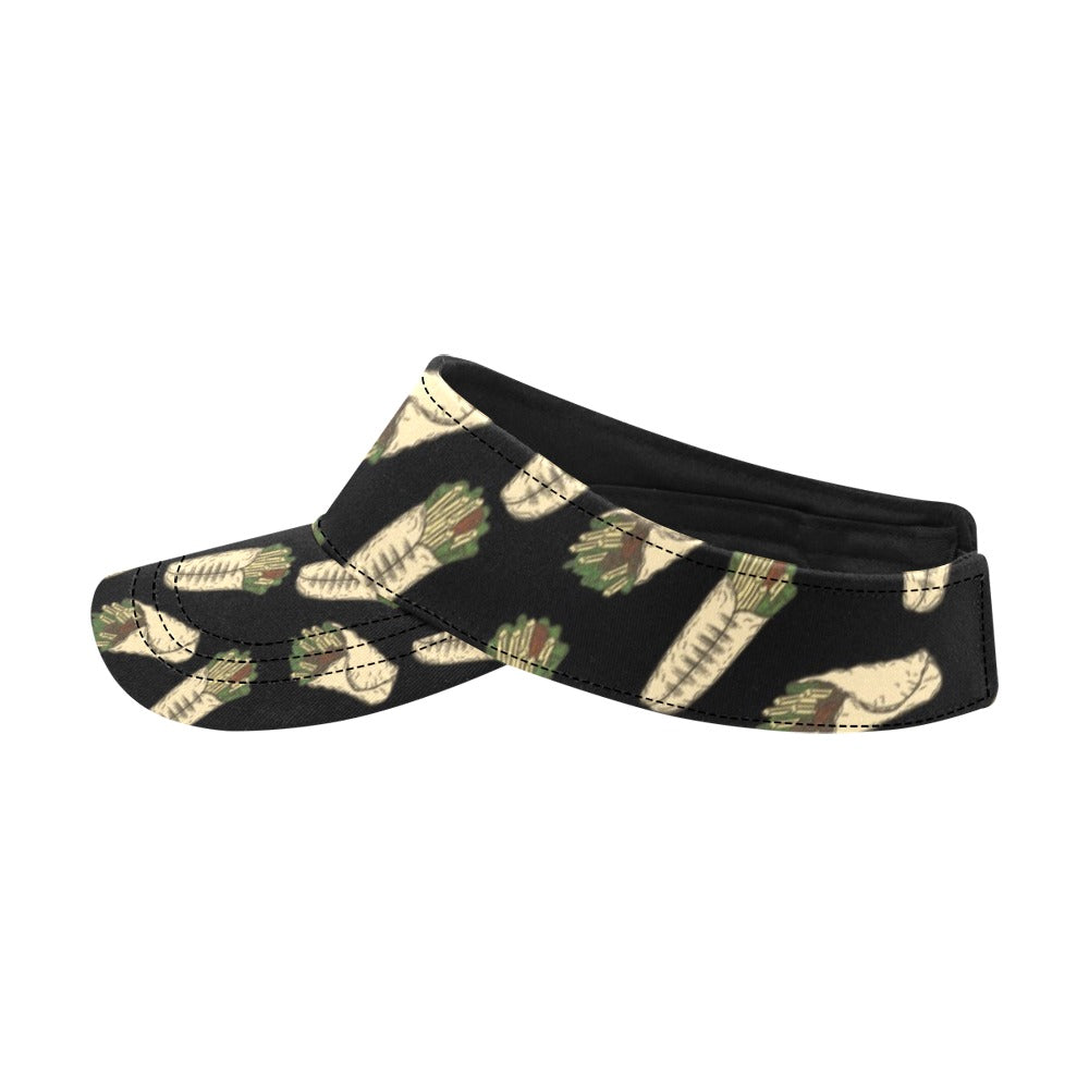 Burrito Print Design LKS303 Unisex Sun Visor
