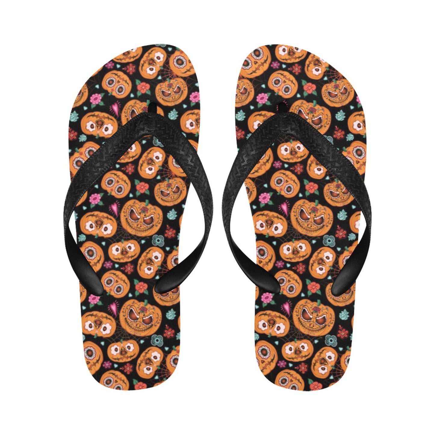 Halloween Print Design LKS402 Flip Flops