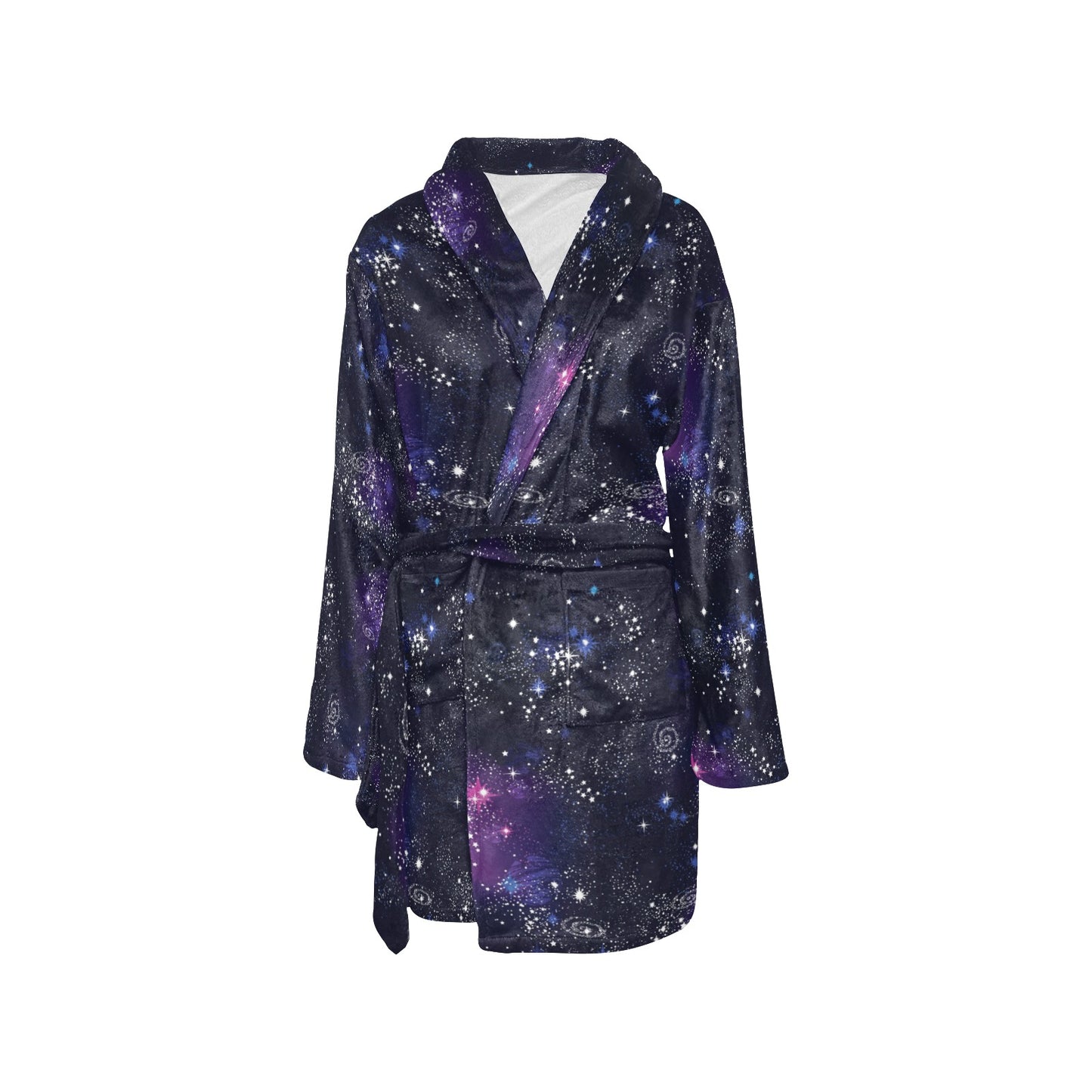 Cosmic Pattern Print Design 03 Women's Fleece Robe