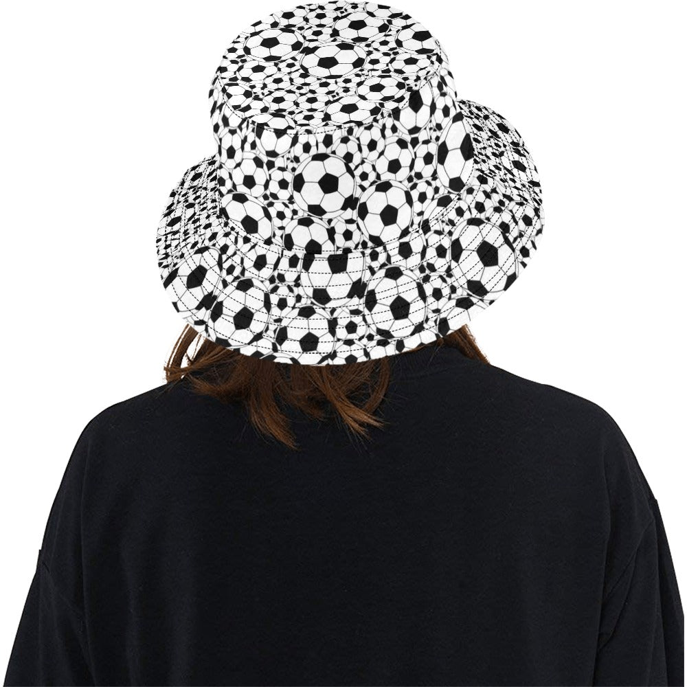 Soccer Ball Print Design LKS301 Unisex Bucket Hat