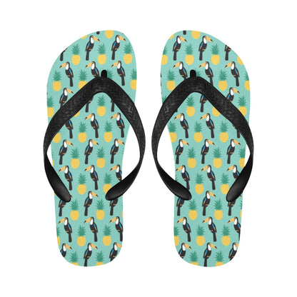 Toucan Print Design LKS301 Flip Flops