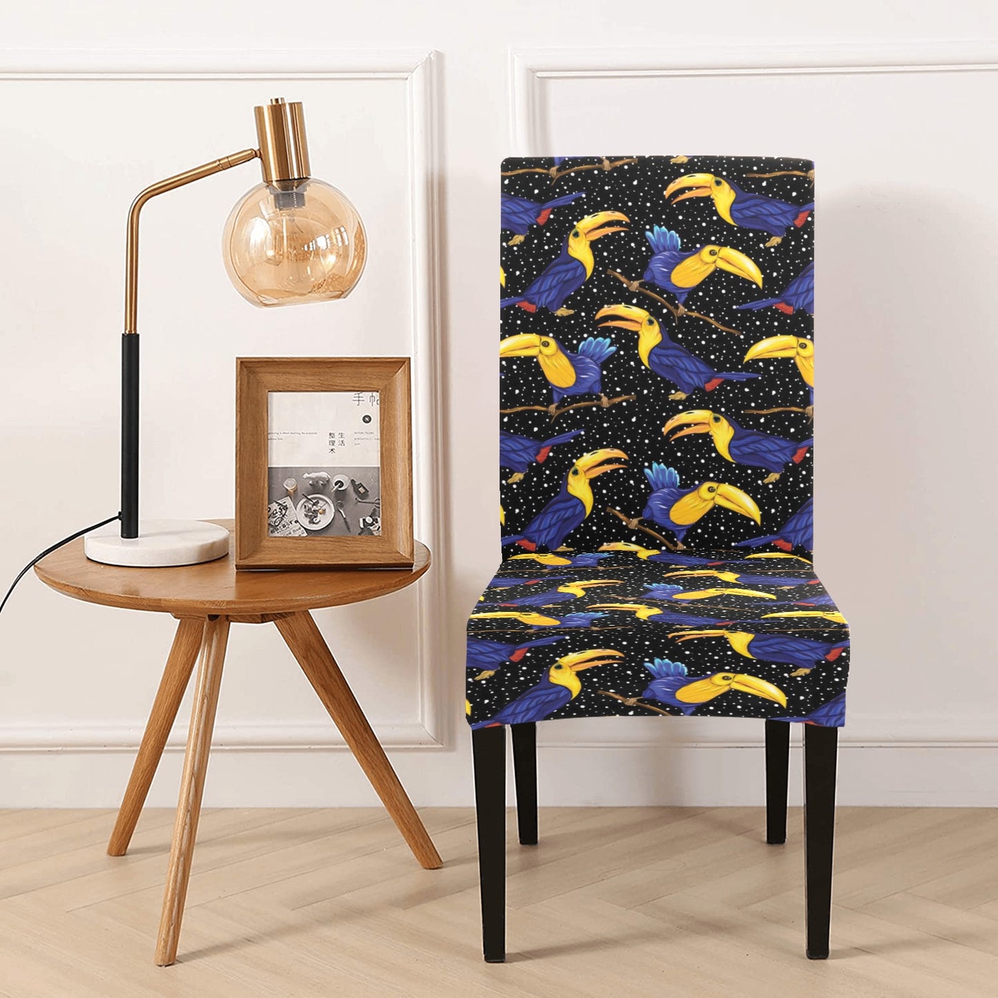 Toucan Print Design LKS307 Dining Chair Slipcover