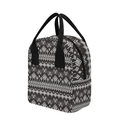 Tribal Pattern Print Design LKS304 Insulated Lunch Bag
