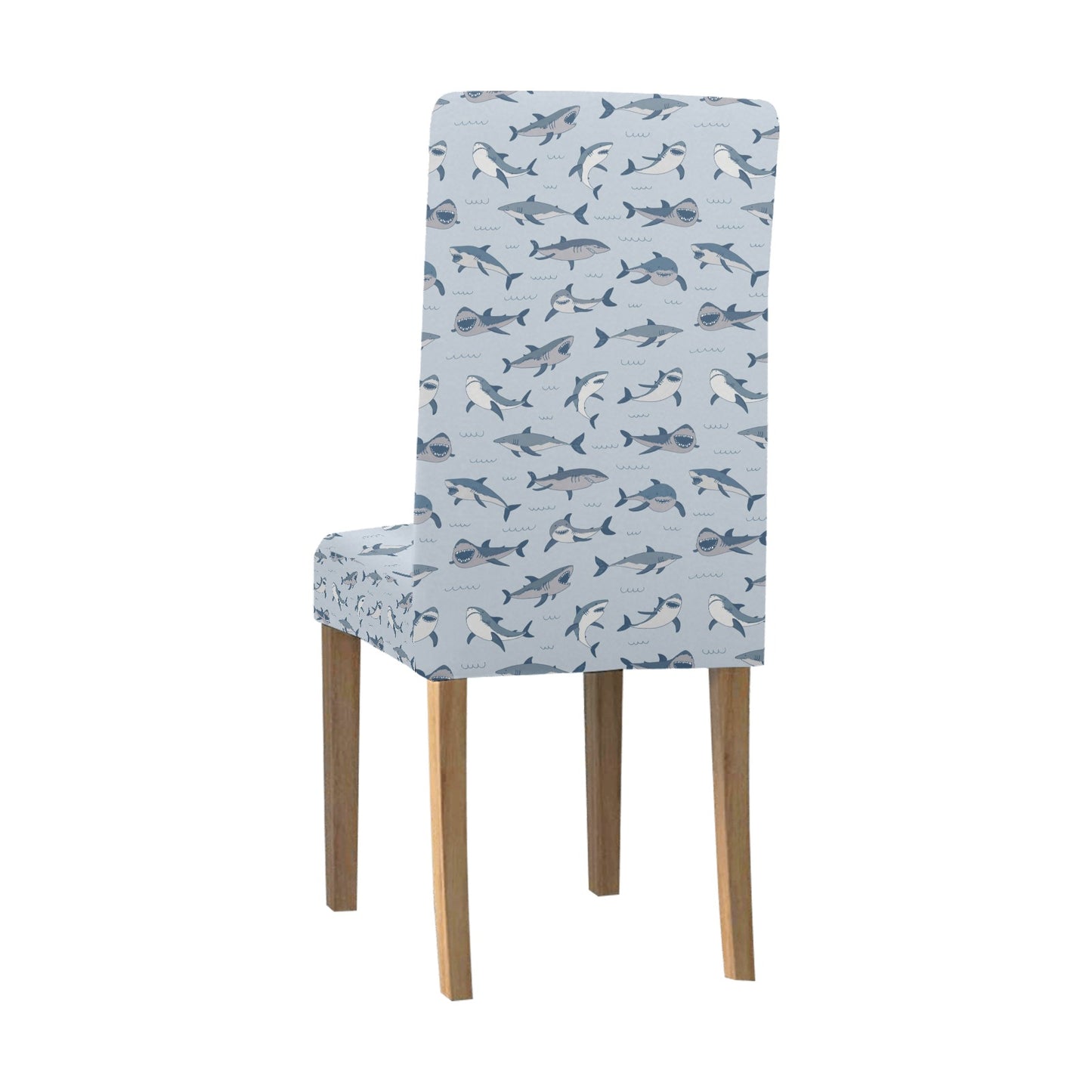Shark Print Design LKS304 Dining Chair Slipcover