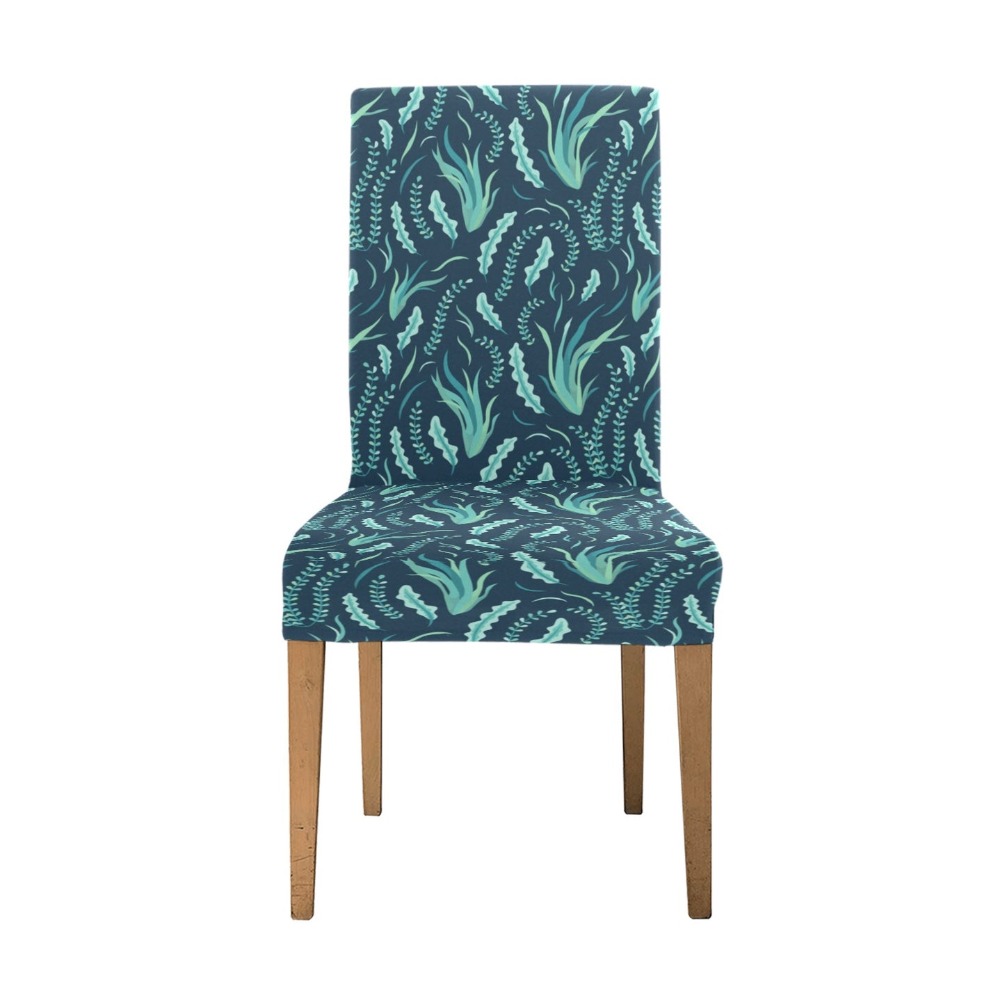 Seaweed Print Design LKS302 Dining Chair Slipcover