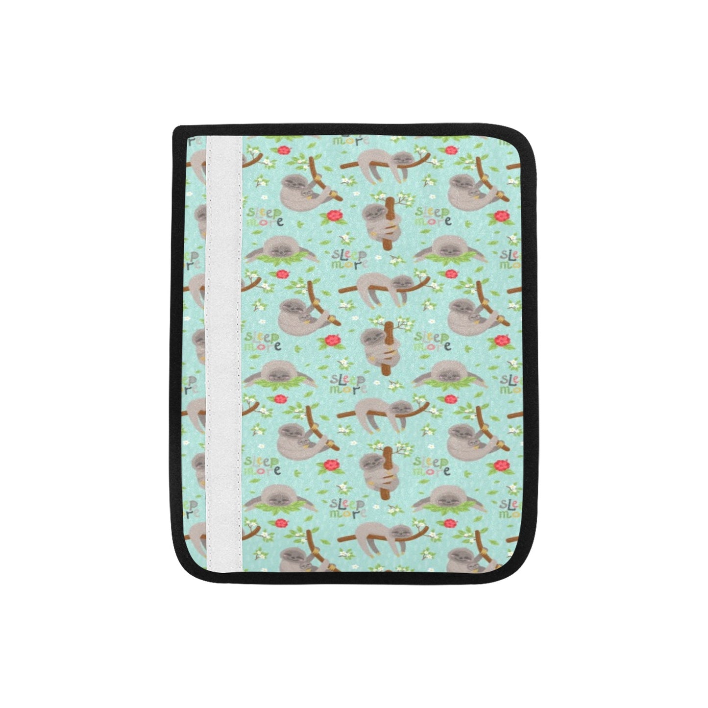 Sloth Print Design LKS305 Car Seat Belt Cover