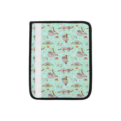 Sloth Print Design LKS305 Car Seat Belt Cover