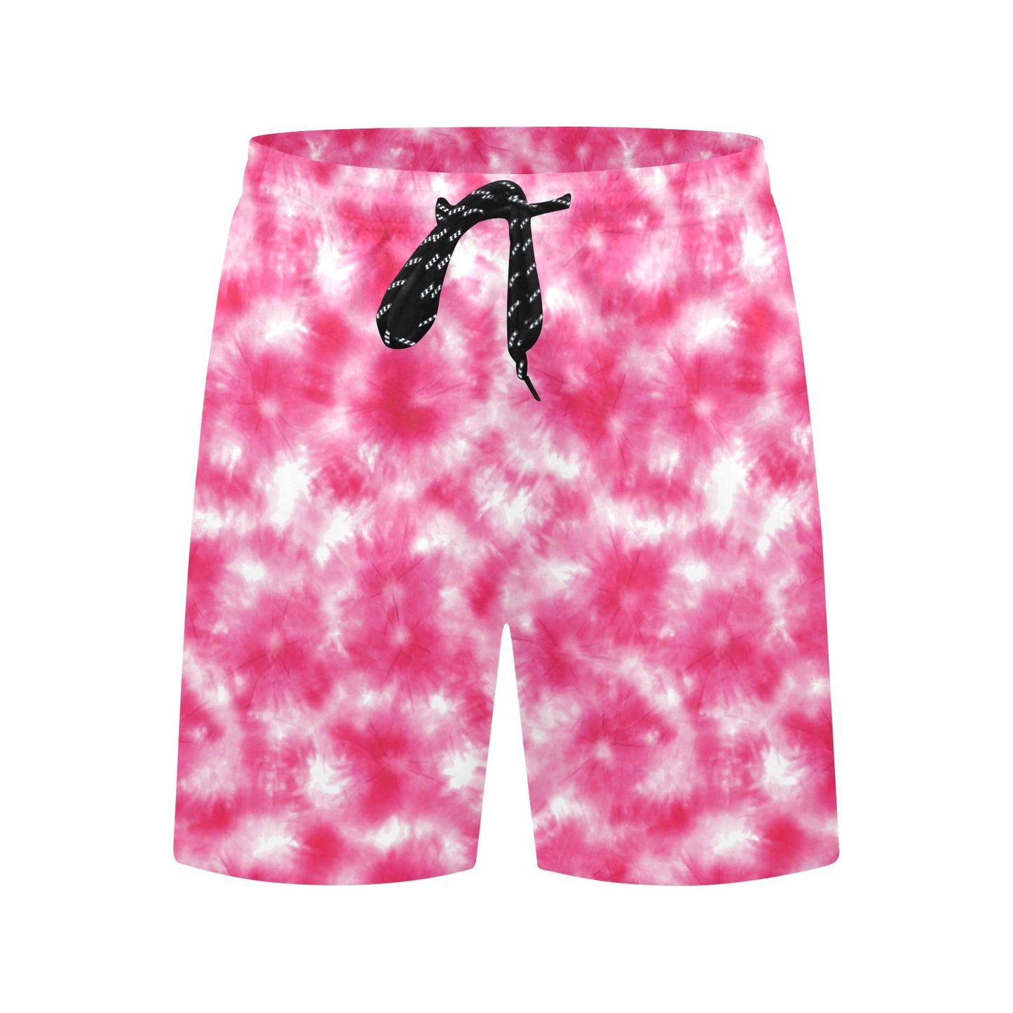 Tie Dye Pink Print Design LKS304 Men's Swim Trunks Beach Shorts