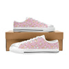 Shiba Inu Print Design LKS303 Women's White Low Top Shoes