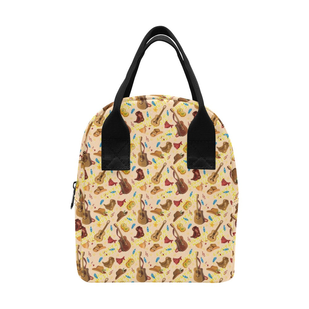Western Lifestyle Print Design LKS303 Insulated Lunch Bag