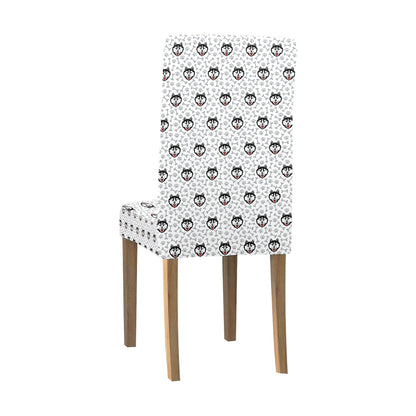 Siberian Huskies Print Design LKS305 Dining Chair Slipcover