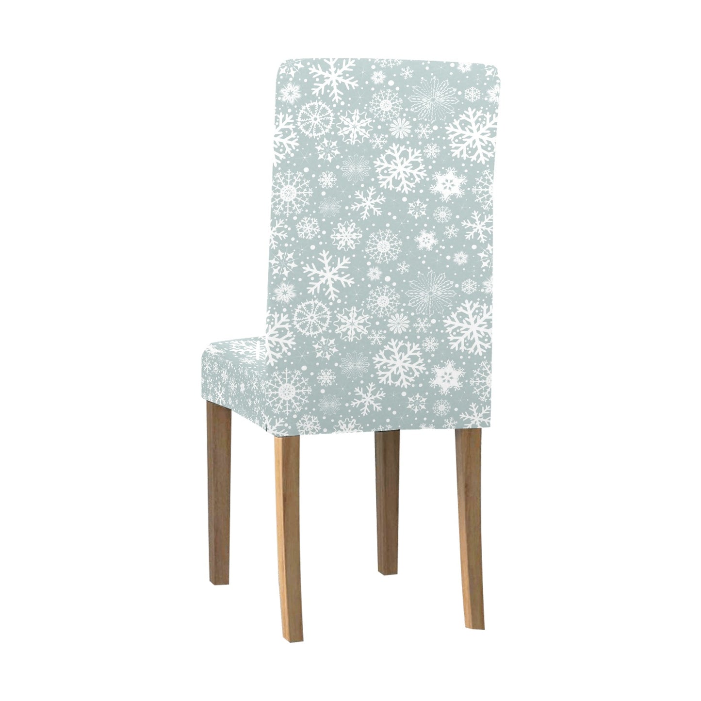 Snowflake Print Design LKS303 Dining Chair Slipcover