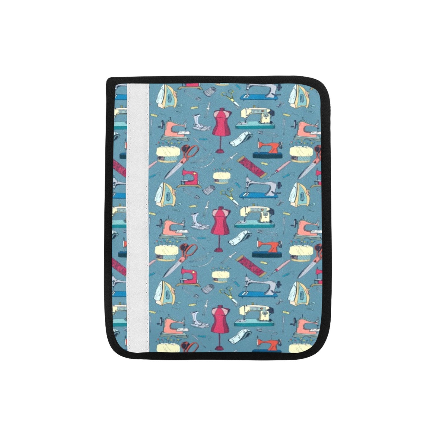 Sewing Equipment Print Design LKS301 Car Seat Belt Cover