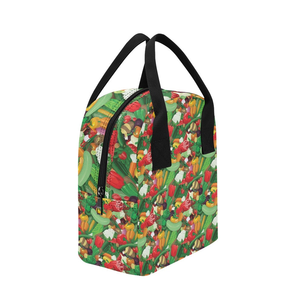 Salad Mix Vegetableprint Design LKS301 Insulated Lunch Bag