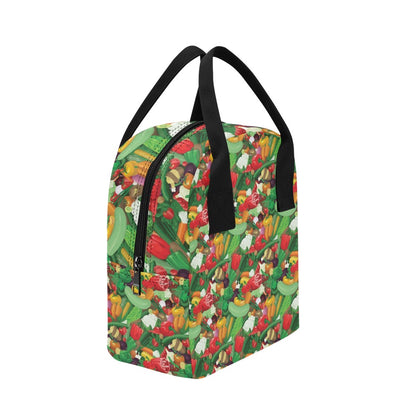 Salad Mix Vegetableprint Design LKS301 Insulated Lunch Bag
