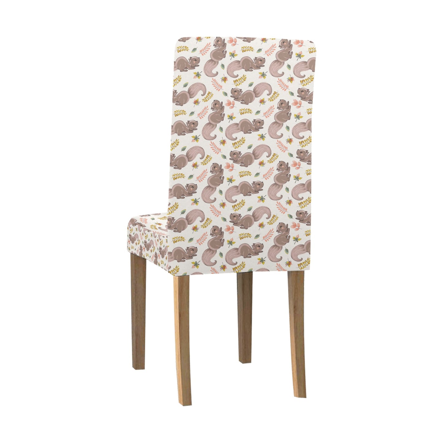 Squirrel Print Design LKS307 Dining Chair Slipcover