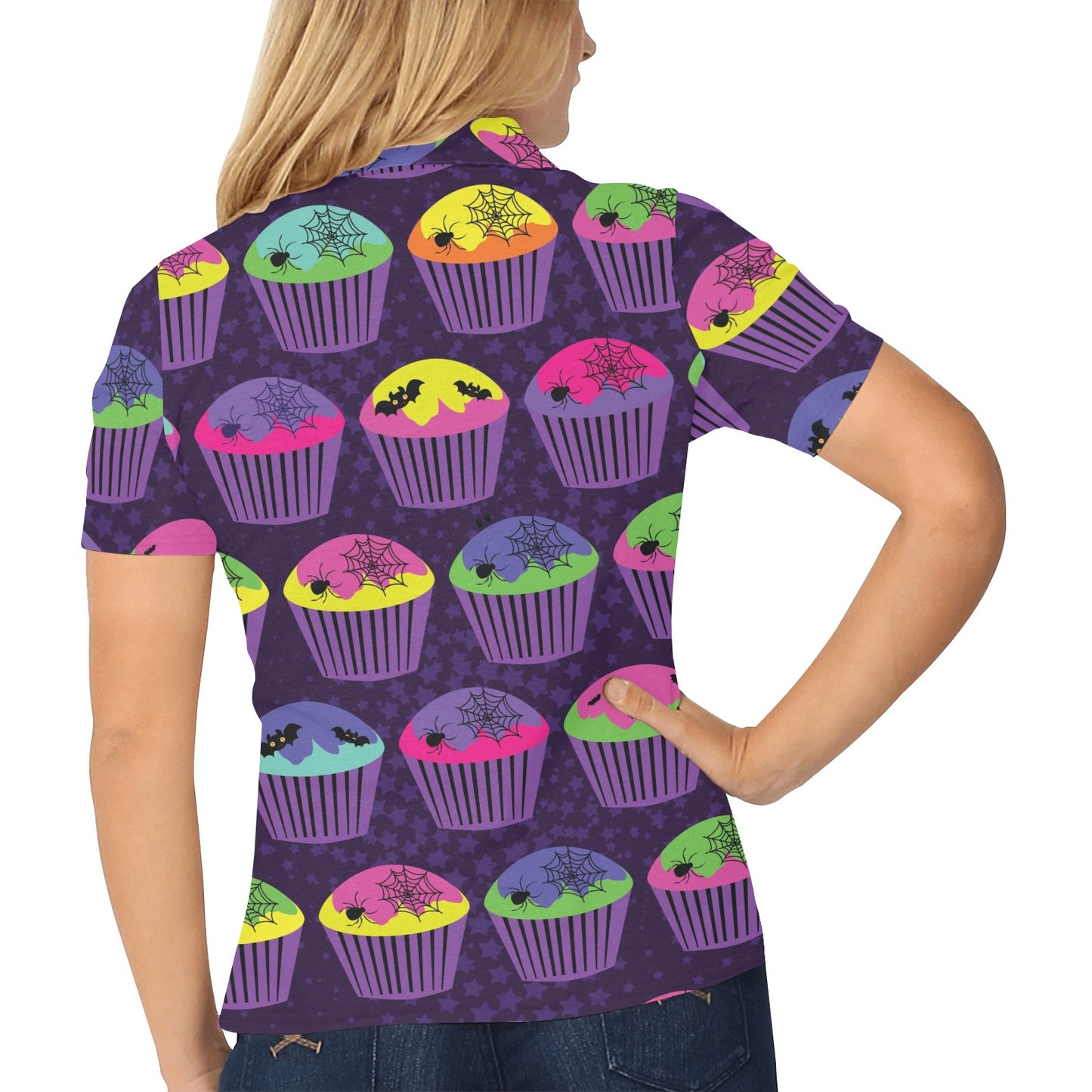 CupCake Halloween Women's Polo Shirt