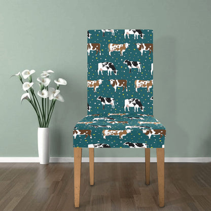 Cattle Print Design LKS404 Dining Chair Slipcover