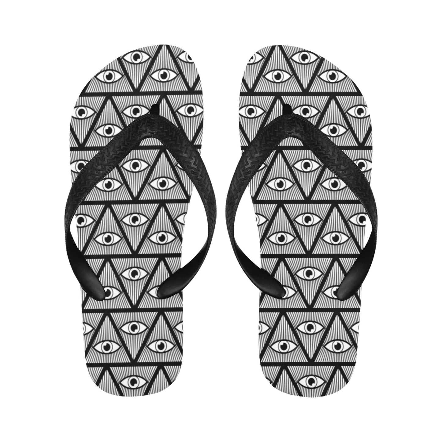 Third Eye Pattern Print Design LKS304 Flip Flops