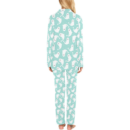 Sea Lion Print Design LKS401 Women's Long Pajama Set