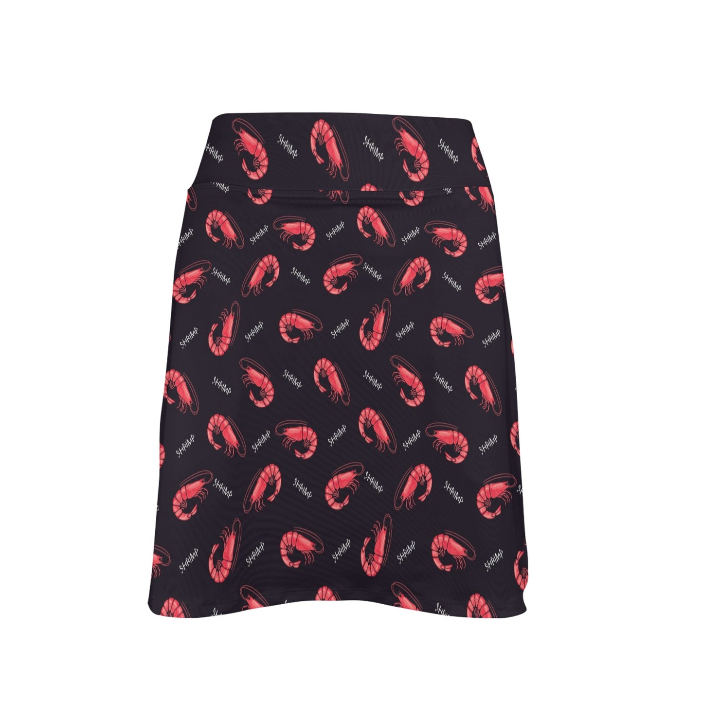 Shrimp Print Design LKS302 17" Golf & Pickleball Skort with Pockets