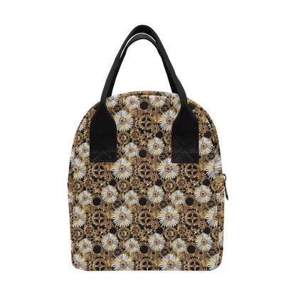 Steampunk Print Design LKS305 Insulated Lunch Bag