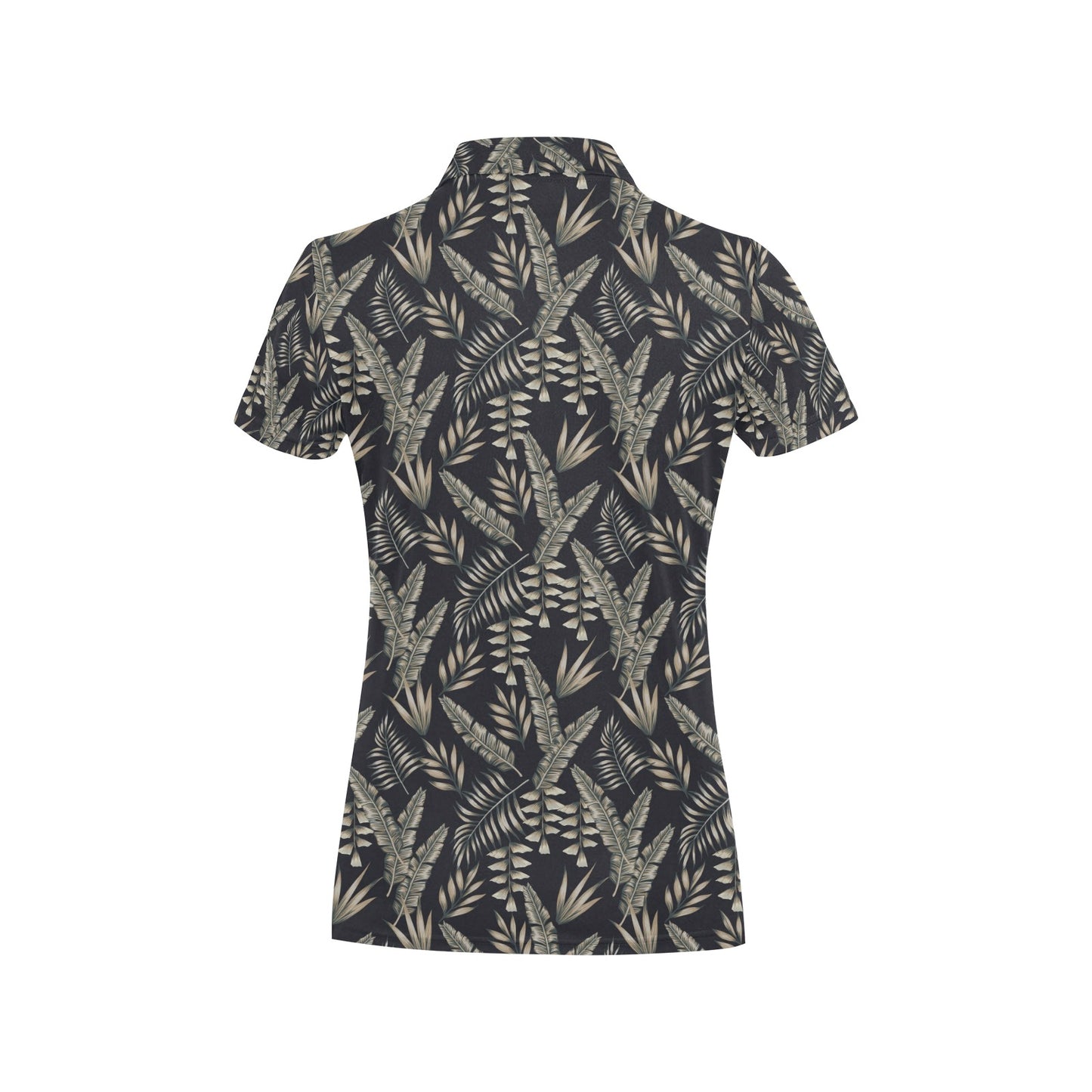 Banana Leaf Pattern Print Design 07 Women's Polo Shirt