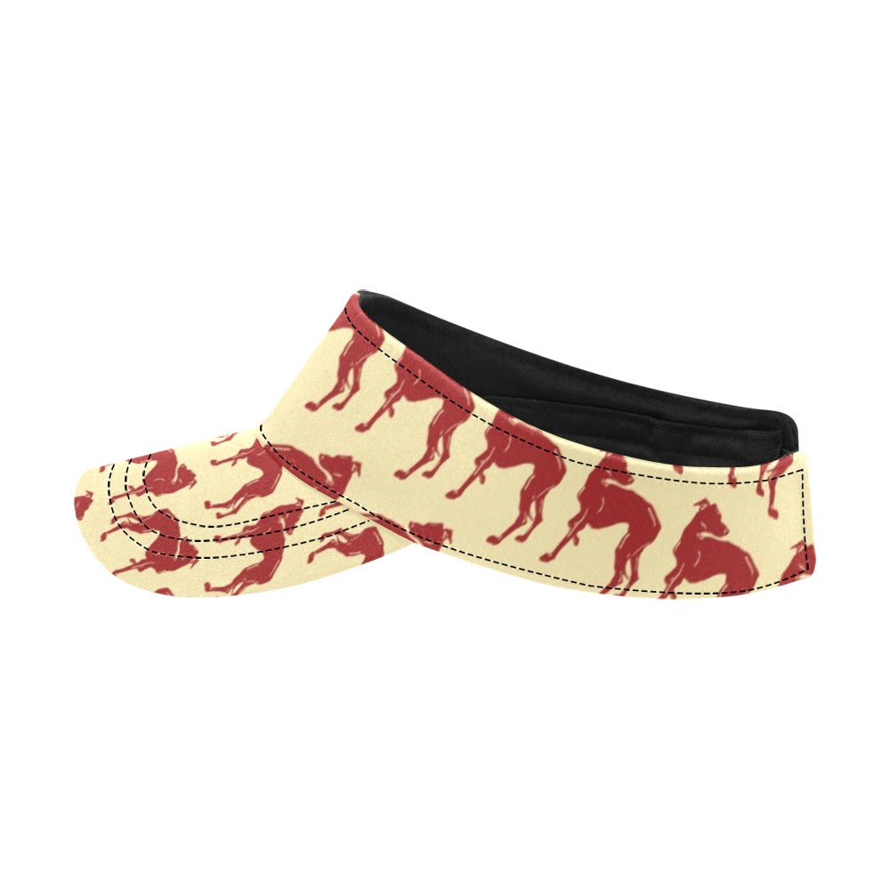 Whippets Print Design LKS301 Unisex Sun Visor