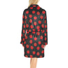 Tomato Print Design LKS305 Women's Fleece Robe