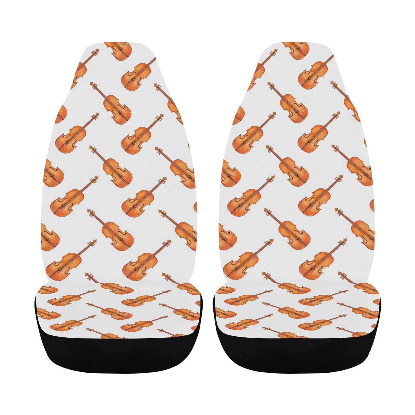 Violin Print Design LKS401 Car Seat Covers