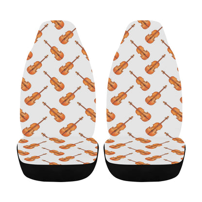 Violin Print Design LKS401 Car Seat Covers
