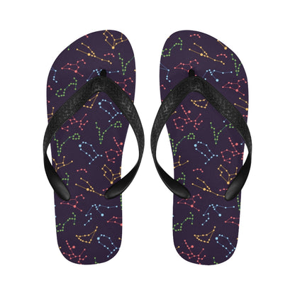 Zodiac Print Design LKS301 Flip Flops
