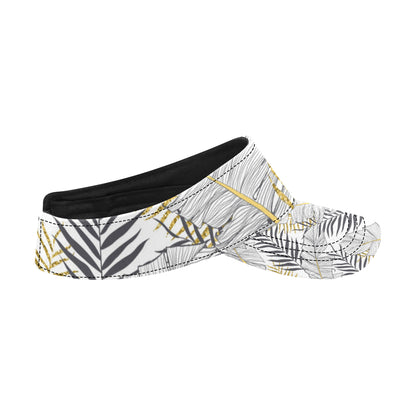 Gold Glitter Tropical Palm Leaves Unisex Sun Visor