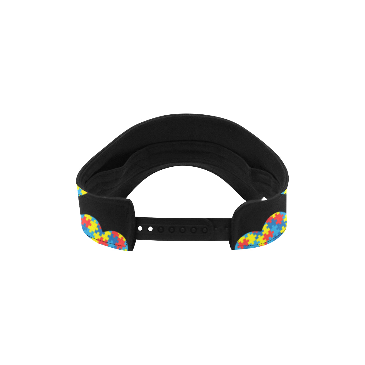 Autism Awareness Heart Design Print Unisex Sun Visor