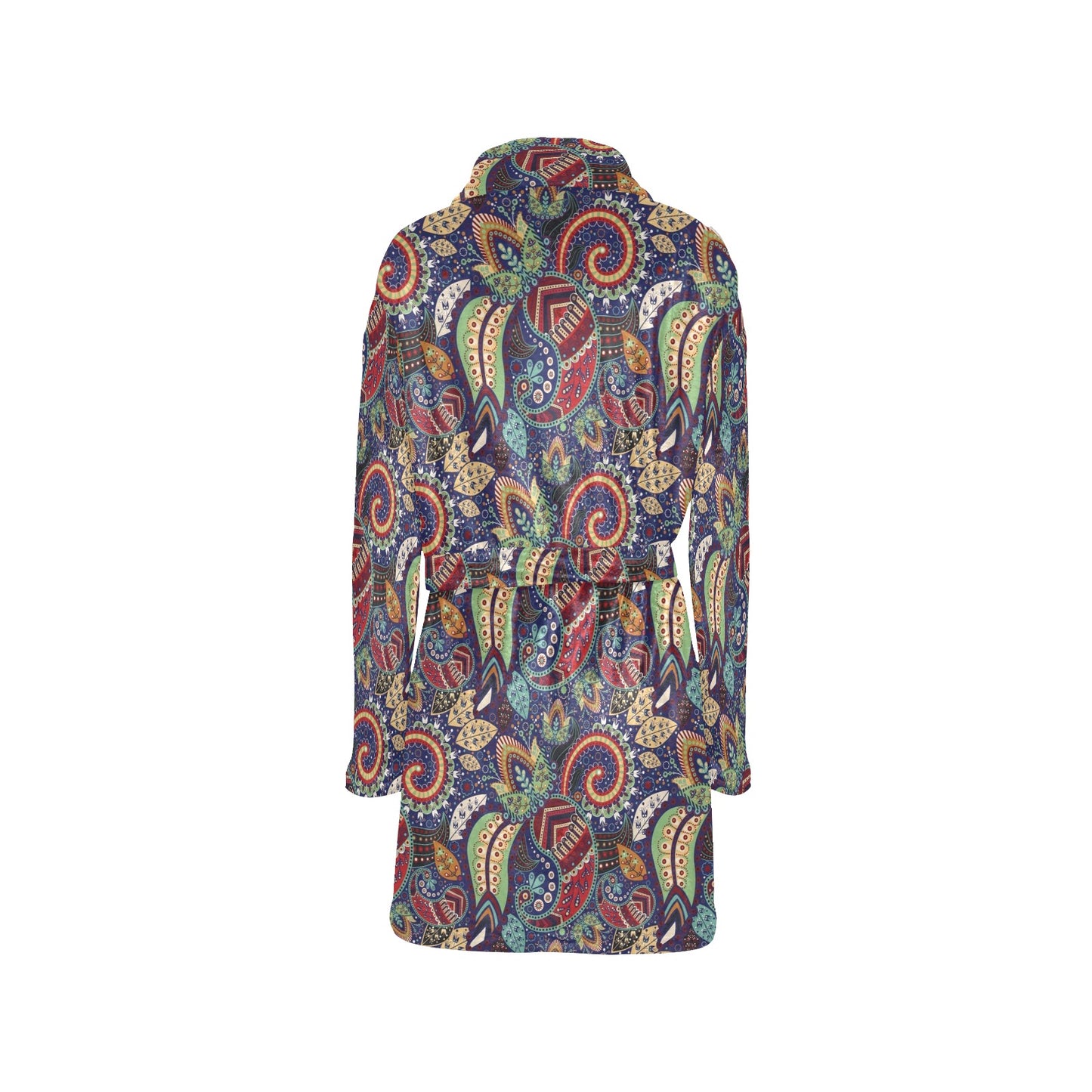 Paisley Boho Pattern Print Design A03 Women's Fleece Robe